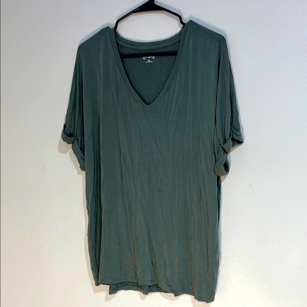 Wonderly Sage Green Casual Tee
